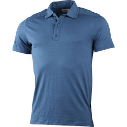 Gimmer Merino Light Polo T-Shirt Herren blau 