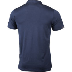 Gimmer Merino Light Polo T-Shirt Herren blau 